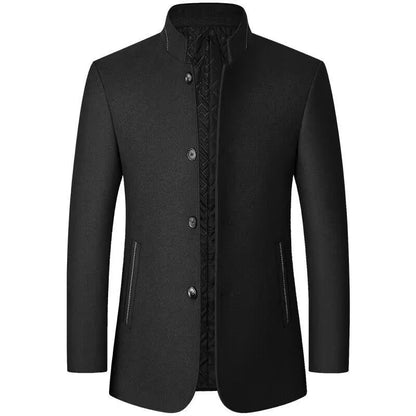 Men’s Classic Button-Up Overcoat