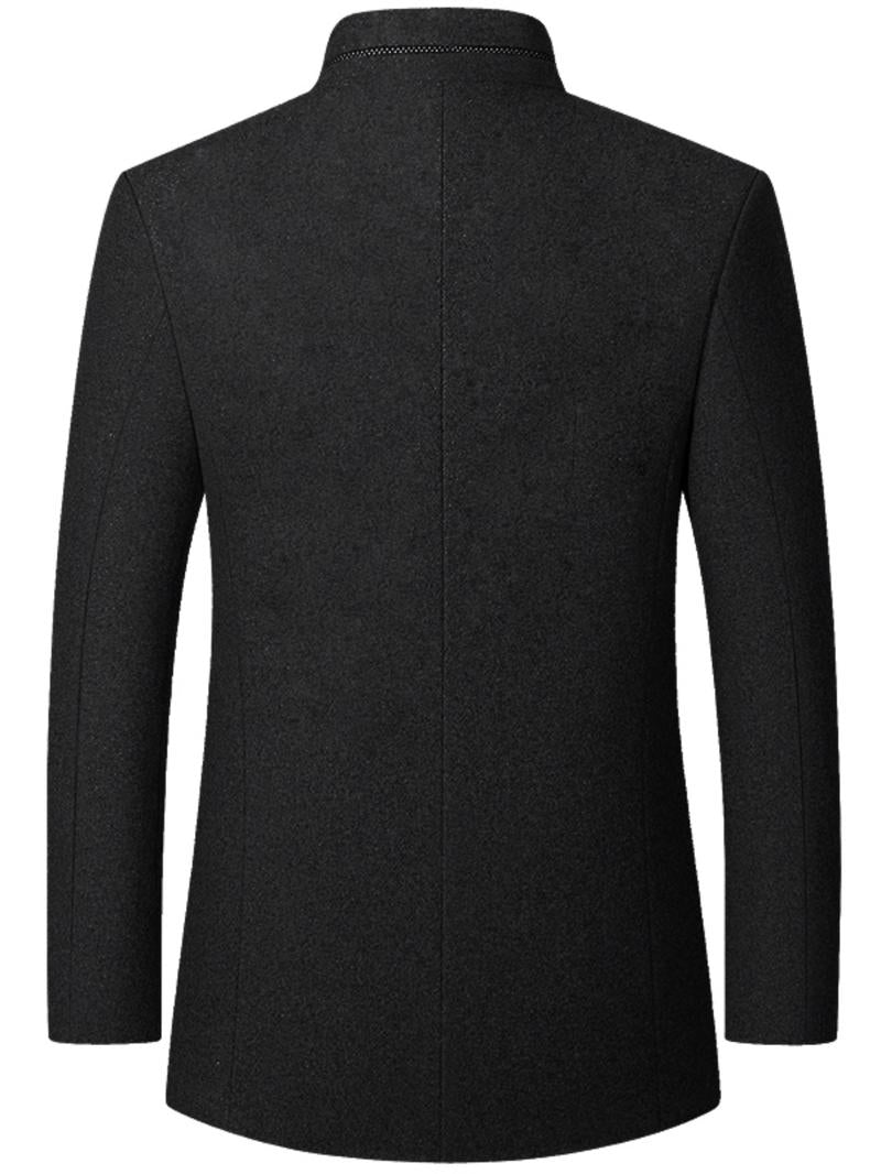 Men’s Classic Button-Up Overcoat