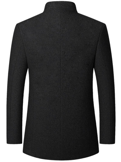 Men’s Classic Button-Up Overcoat