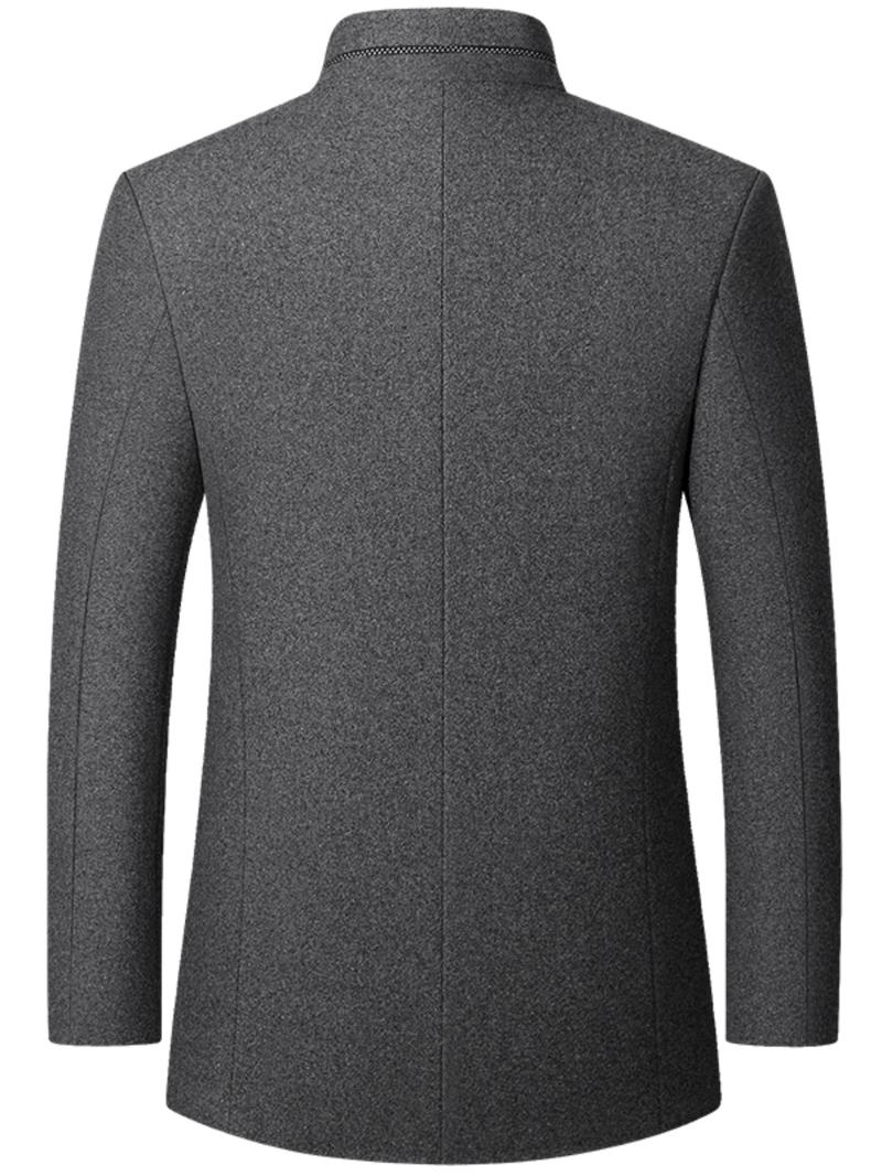 Men’s Classic Button-Up Overcoat