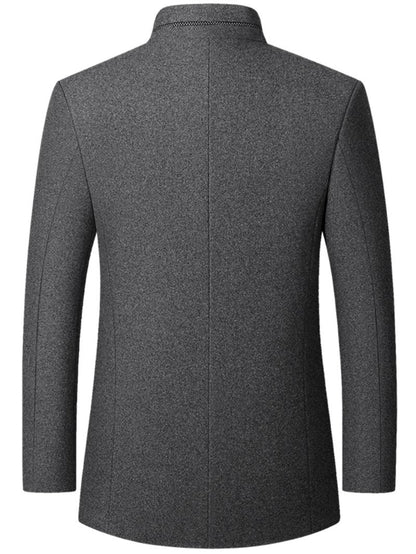 Men’s Classic Button-Up Overcoat
