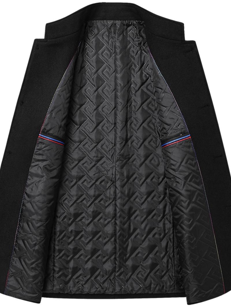 Men’s Classic Button-Up Overcoat