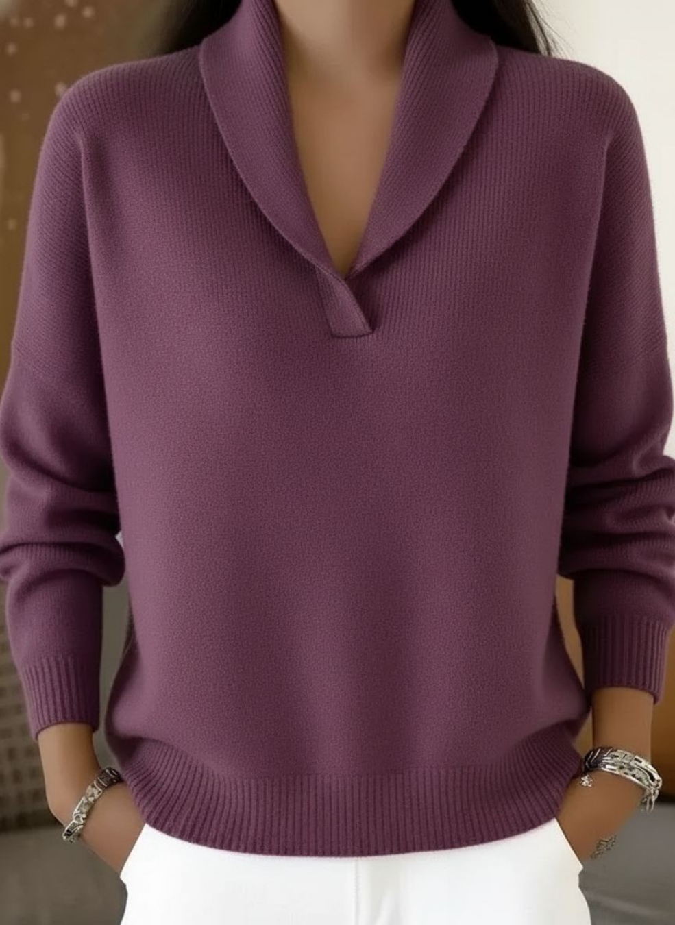 Audrey | V-Neck Sweater