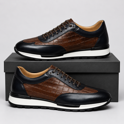 CHARLES LEATHER SNEAKERS