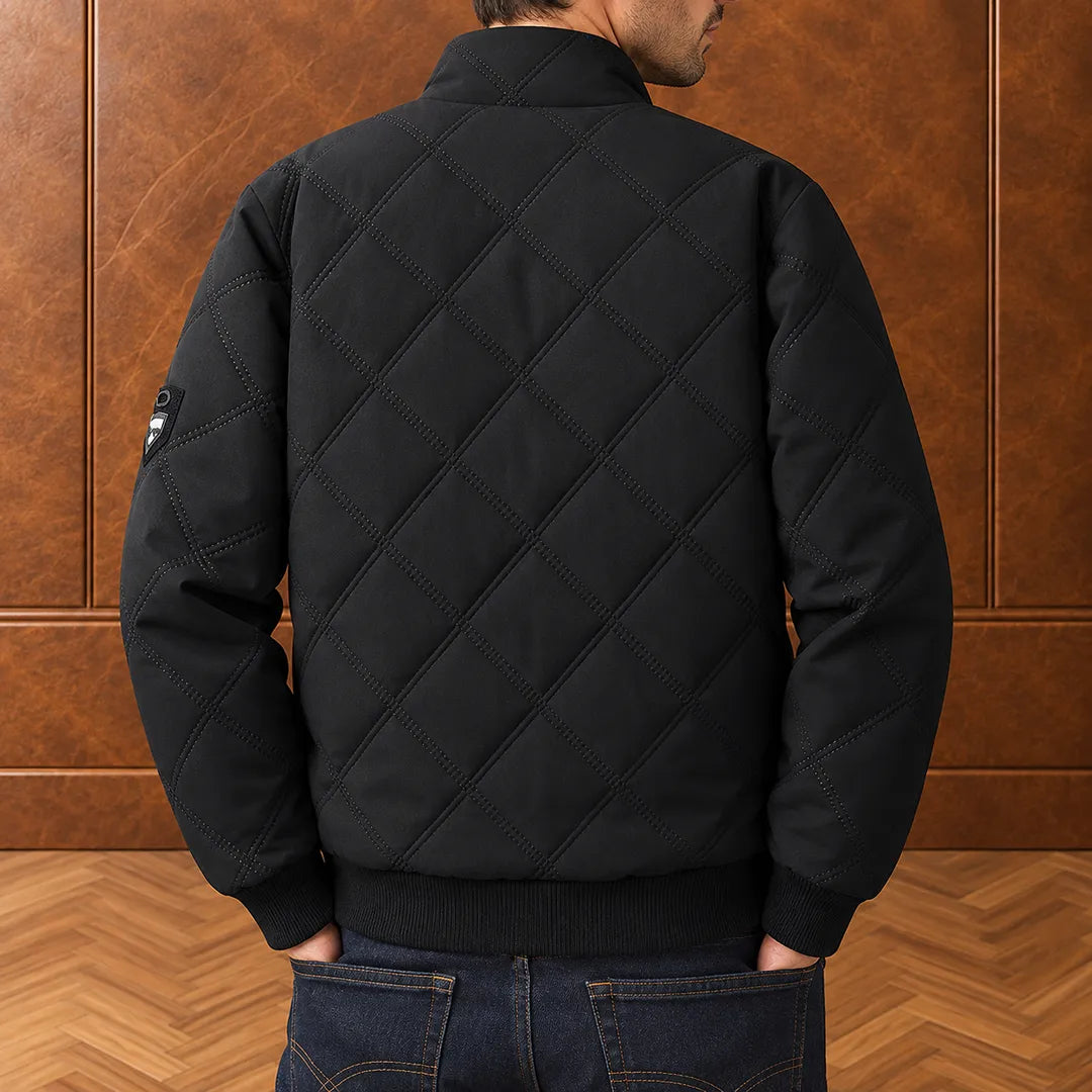 Classic Diamond-Quilted Jacket