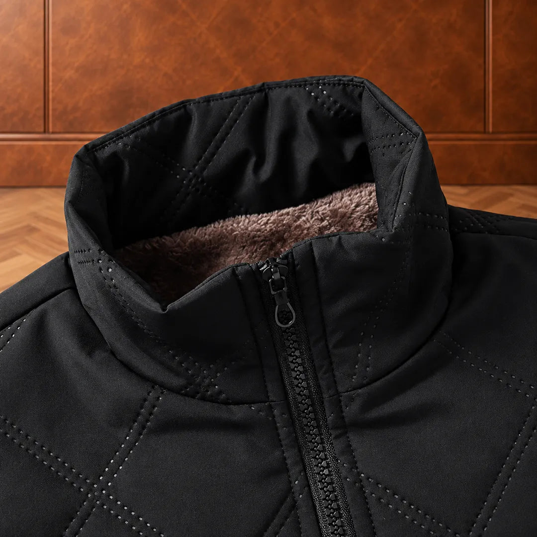 Classic Diamond-Quilted Jacket