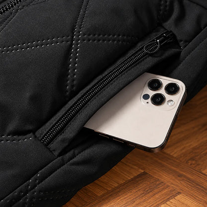 Classic Diamond-Quilted Jacket