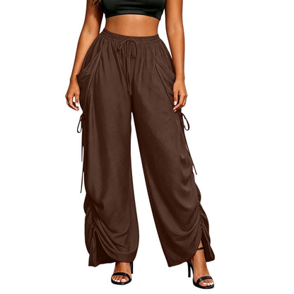 Solance Wide-Leg Drawstring Pants