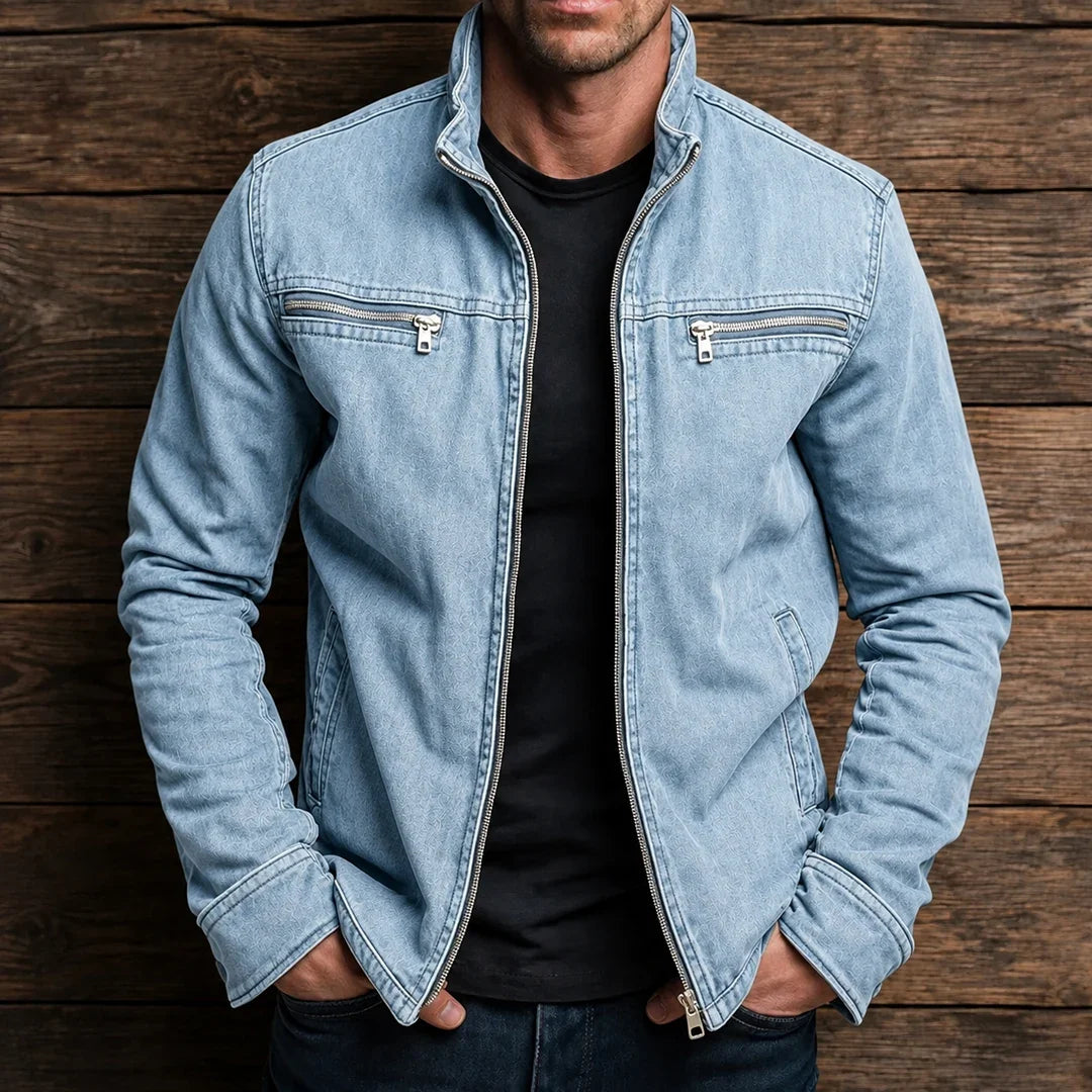 Rugged Stand Collar Jacket