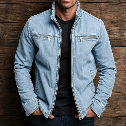 Rugged Stand Collar Jacket