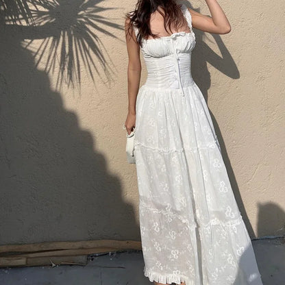 Square-Neck Maxi Dress