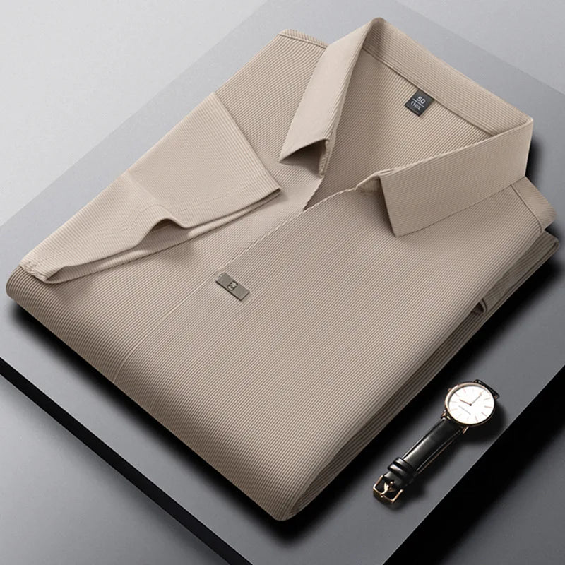 Buttonless Polo Shirt
