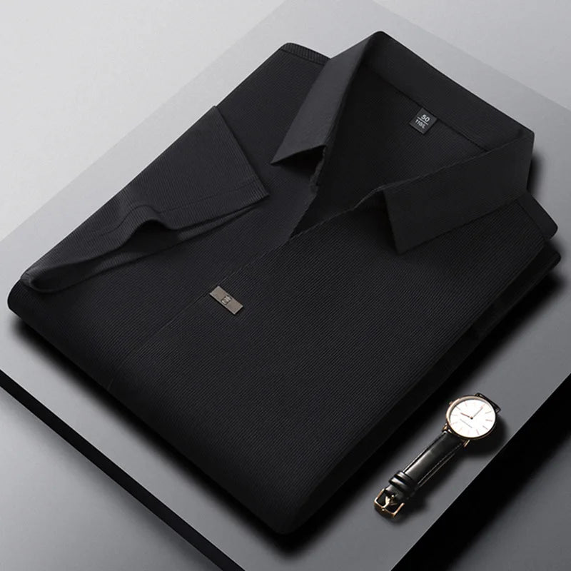 Buttonless Polo Shirt