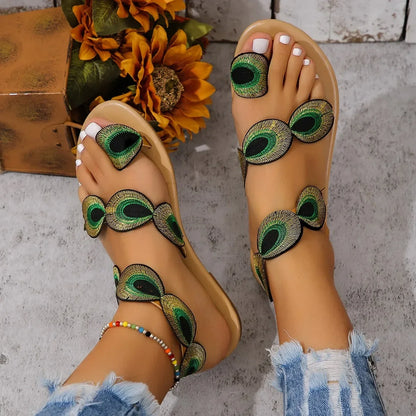 Flower Flat Sandals