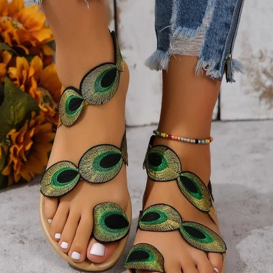 Flower Flat Sandals