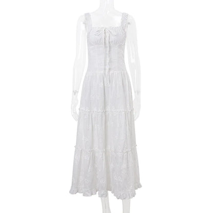 Square-Neck Maxi Dress